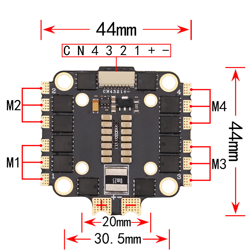 305x305mm-HAKRC-45AF7-V2-Stack-F7-Flugsteuerung-mit-Dual-Gyro-und-5V-10V-BEC-Ausgang-45A-BL_S-2-6S-4-1774879-10